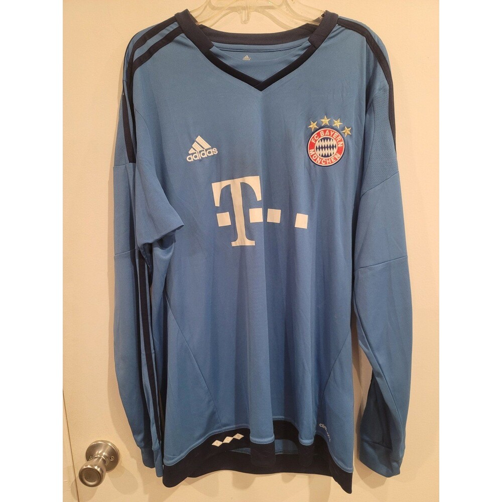 Bayern Munich 2015 - 2016 Goalkeeper football Adidas long sleeve Jersey size L